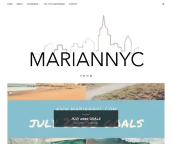 Mariannyc.com(NYC TRAVEL AND LIFESTYLE BLOG) Screenshot