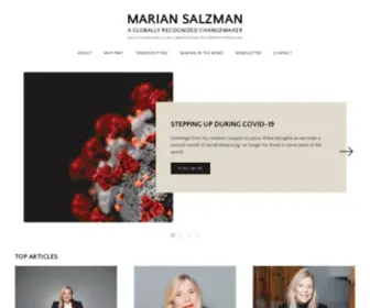 Mariansalzman.com(A Globally Recognized Changemaker) Screenshot