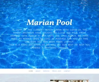 Marianswimmingpool.com(Marian Swimming Pool Dublin 4) Screenshot