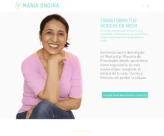 Mariaondina.com(Maria Ondina) Screenshot