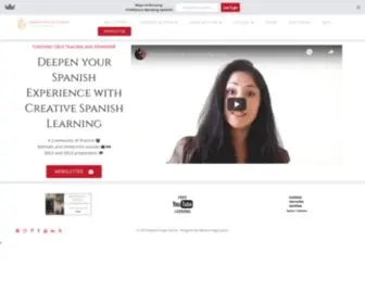 Mariaortegagarcia.com(Embodied Spanish Learning) Screenshot