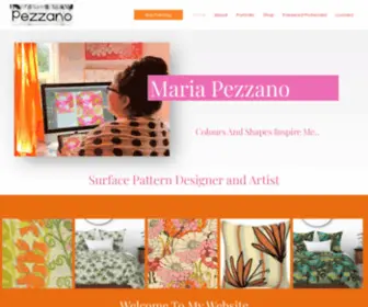 Mariapezzano.com(Maria Pezzano Surface Pattern Design) Screenshot