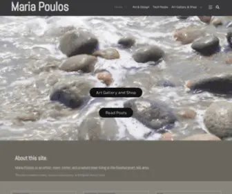 Mariapoulos.com(Maria Poulos) Screenshot