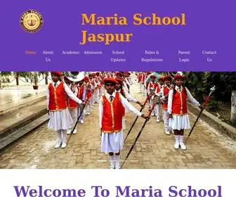 Mariaschooljaspur.com(Maria School) Screenshot