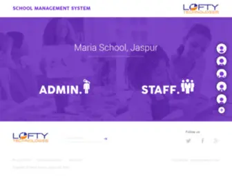 Mariaschooljaspur.in(LOFTY) Screenshot