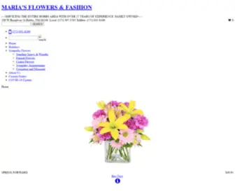 Mariasflowersandfashion.com(Hobbs Florist) Screenshot