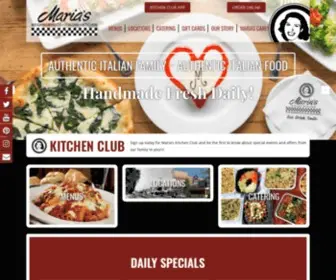 Mariasitaliankitchen.com(Maria's Italian Kitchen) Screenshot