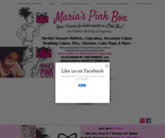 Mariaspinkbox.com(Baking Vender Weddings Chewies Cupcakes) Screenshot