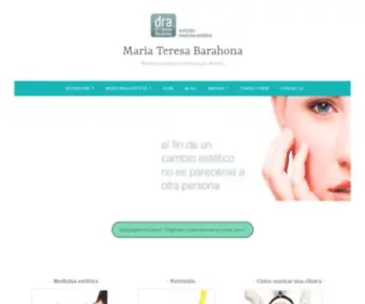 Mariateresabarahona.com(Doctora) Screenshot