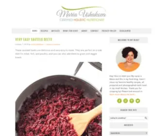 Mariaushakova.com(Deliciously healthy recipes and cooking inspiration from my small kitchen) Screenshot