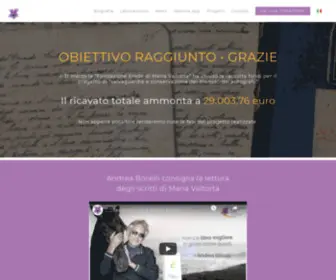 Mariavaltorta.com(Benvenuto nel sito della Fondazione Erede di Maria Valtorta) Screenshot