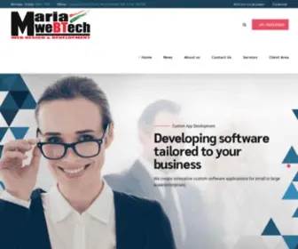 Mariawebtech.com(Website Design) Screenshot