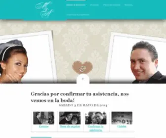 Mariayalejandro.com.mx(Nuestra boda Maria y Alejandro) Screenshot