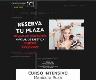 Mariayjose.com(Peluquería) Screenshot
