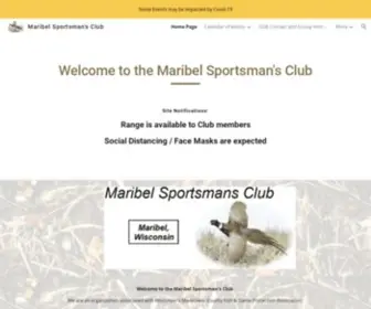 Maribelsportsmansclub.org(Maribel Sportsman's Club) Screenshot