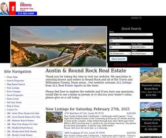 Maribethray.com(Austin & Round Rock Real Estate) Screenshot