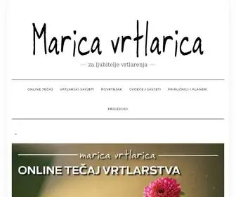 Maricavrtlarica.com(Za ljubitelje vrtlarenja) Screenshot