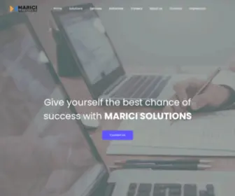 Maricisolutions.com(MARICI Solutions) Screenshot