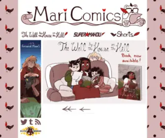 Maricomics.com(The Well by the House on the Hill) Screenshot