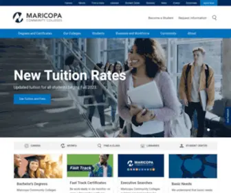 Maricopa.edu(Maricopa Community Colleges) Screenshot