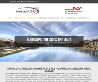 Maricopaazinfo.com("real estate" RAY 480.335.2355) Screenshot