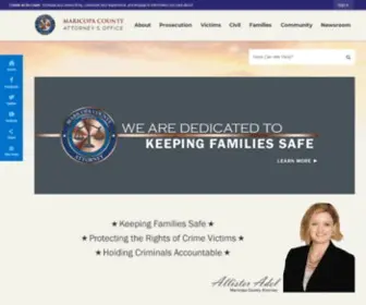 Maricopacountyattorney.org(Maricopa County Attorney's Office) Screenshot