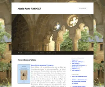 Marie-Anne-Vannier.com(Marie-Anne VANNIER) Screenshot