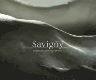 Marie-Odile-Savigny.fr(Plasticienne, céramique et verre) Screenshot