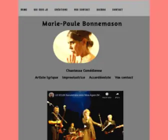 Marie-Paulebonnemason.org(Marie Paulebonnemason) Screenshot