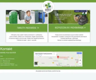 Marie-Polyester.pl(Przydomowe biologiczne oczyszczalnie ścieków & toalety przenośne) Screenshot