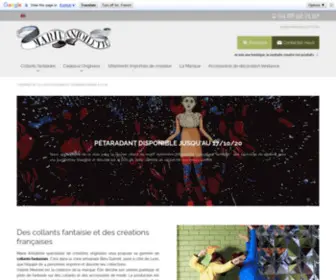 Marieantoilette.com(MARIE ANTOILETTE collants fantaisie) Screenshot