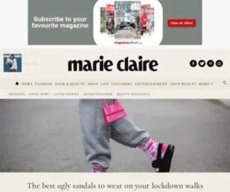 Marieclaire.co.uk(Marie Claire UK) Screenshot