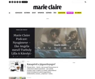 Marieclaire.hu(Marie Claire) Screenshot