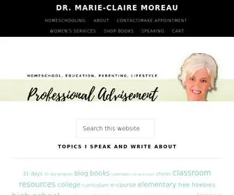 Marieclairemoreau.com(Educator, Coach, Life Strategist) Screenshot