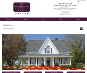 Mariecollins.com(Marie Collins Homes for Sale) Screenshot