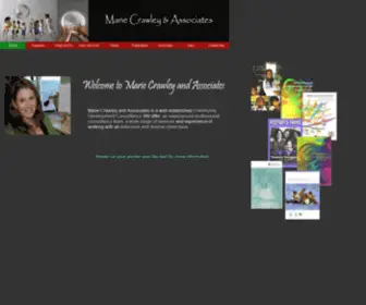 Mariecrawley.com(Marie Crawley Associates Community Development Consultancy for Training) Screenshot