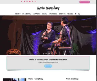 Mariehumphrey.com(Professional Speaker) Screenshot