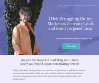 Marieleonardonline.com(Anyone can build a list..Do you have what it takes to build a "targeted" list) Screenshot