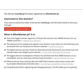 Mariella.pl(Domena) Screenshot