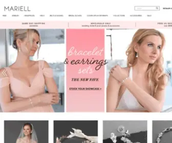 Mariellonline.com(Wholesale Bridal Jewelry) Screenshot