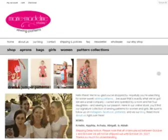 Mariemadelinestudio.com(Marie madeline studio) Screenshot