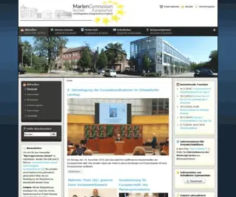 Mariengymnasium-Bocholt.de(Mariengymnasium Bocholt) Screenshot