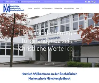 Marienschule.de(Bischöfliche) Screenshot