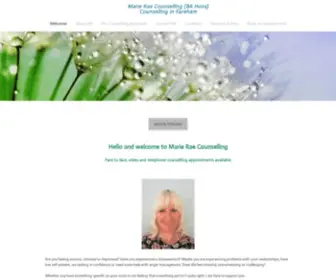 Marieraecounselling.com(Marie Rae Counselling (BA Hons) Counselling in Fareham) Screenshot