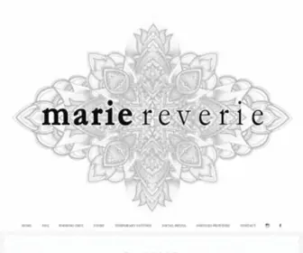 Mariereverie.com(Tattoo Artist) Screenshot