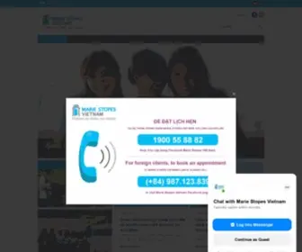 Mariestopes.org.vn(Marie Stopes Viet Nam) Screenshot