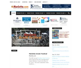 Marietta.com(Marietta's Online Magazine and City Guide) Screenshot