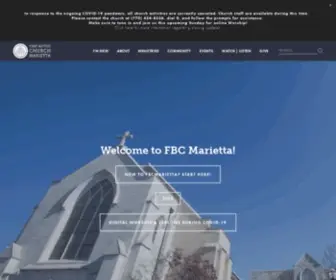 Mariettafbc.org(First Baptist Church Marietta) Screenshot