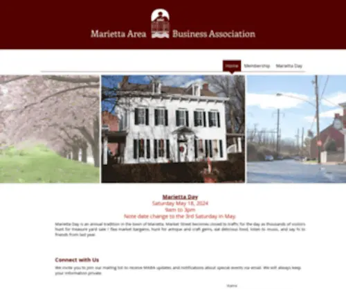 Mariettapabusiness.com(The Marietta Area Business Association) Screenshot