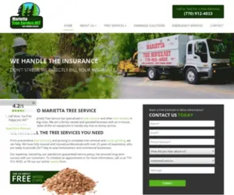 Mariettatreeservice.net(Certified Tree Removal Service) Screenshot